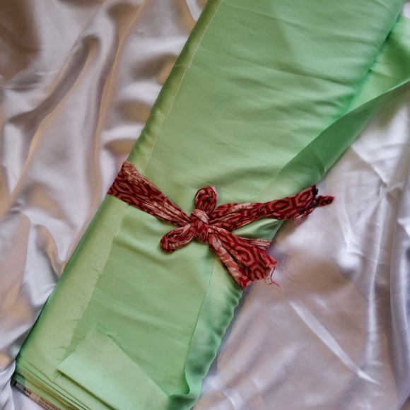 Satin Fabric (Seafoam green, 3m)